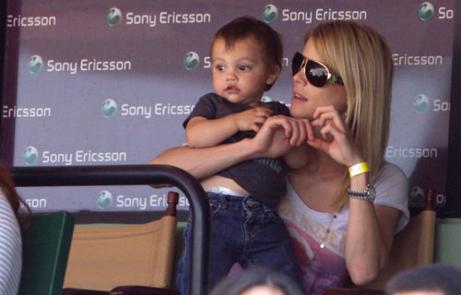 Photos: Elin and Charlie Woods enjoy some tennis