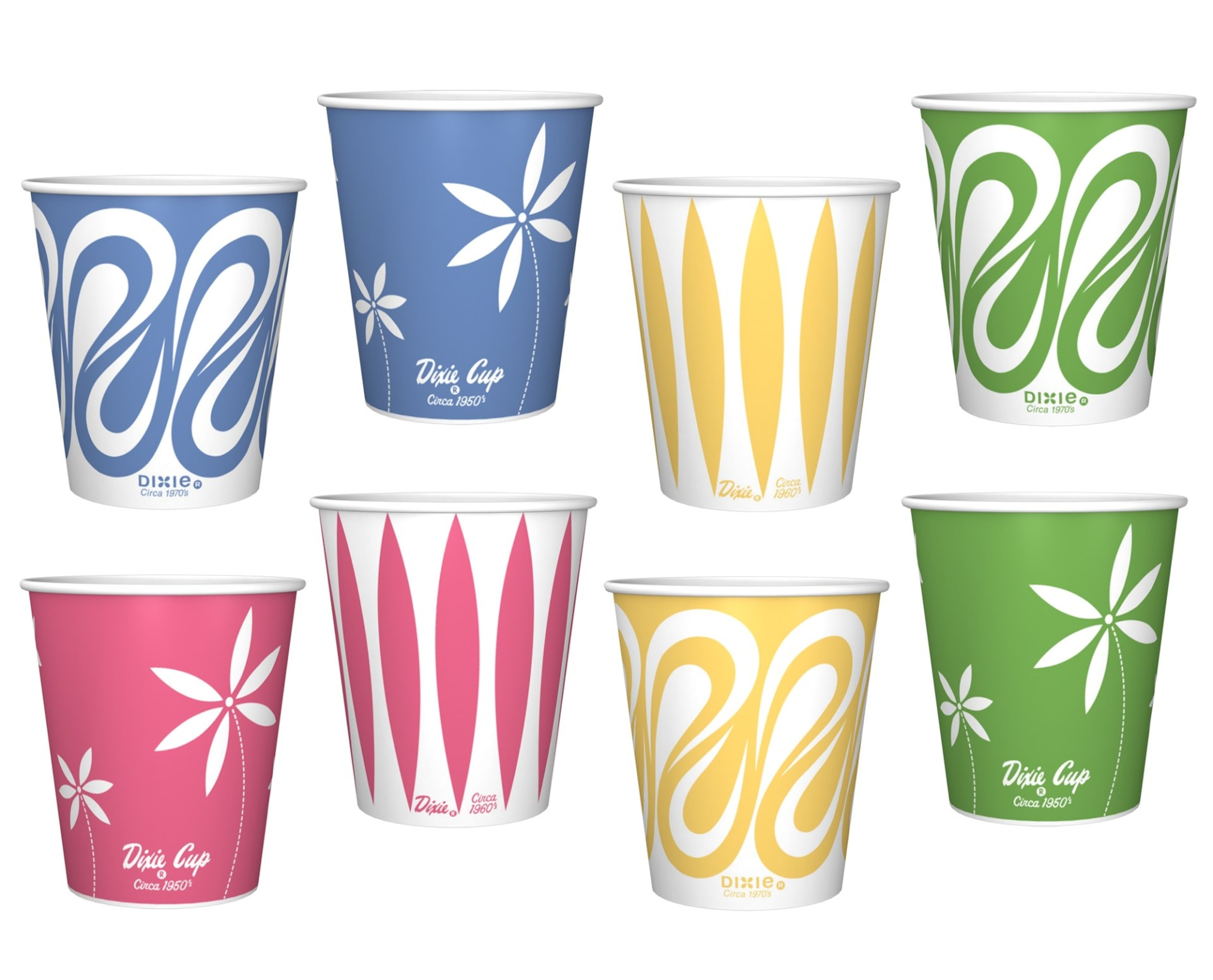 Originally called Health Kups when they launched in the early 1900s, the disposable paper cups didn’t get their Dixie moniker until 1916.