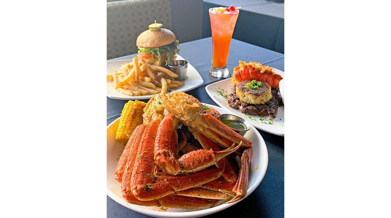 Food from Sweet Auburn Seafood.