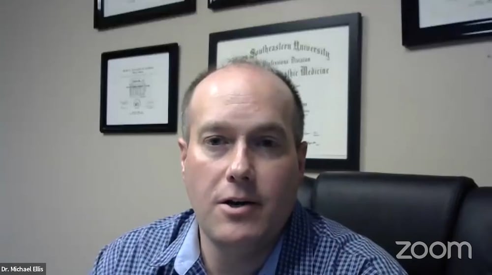 Dr. Michael Ellis, a child psychiatrist, spoke to a Georgia House of Representatives subcommittee about his personal experiences with navigating the state's system for children's mental health care.