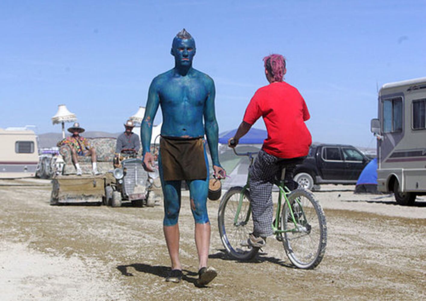 A dusty Burning Man fest