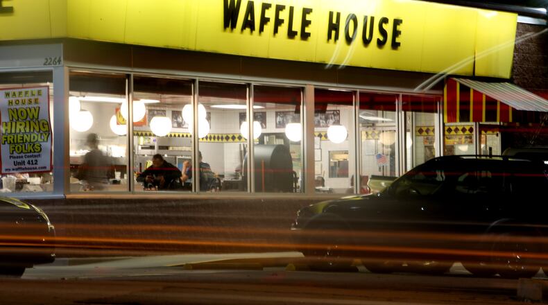 Aug. 5, 2019, Atlanta - Late night at the Waffle House on 2264 Cheshire Bridge Rd NE, Atlanta, GA 30324 TYSON HORNE / TYSON.HORNE@AJC.COM