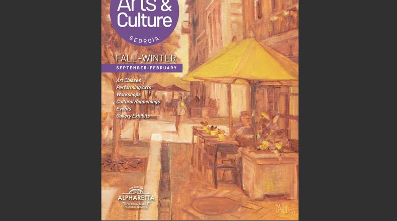 The Alpharetta Recreation, Parks, Cultural Services department has released their Fall and Winter 2022/23 Arts & Culture Class Guide. (Courtesy City of Alpharetta)
