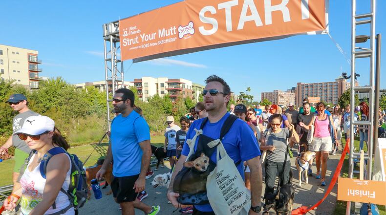 Best Friends Animal Society’s Strut Your Mutt 2017 dog walk fundraiser will be at Brook Run Park.