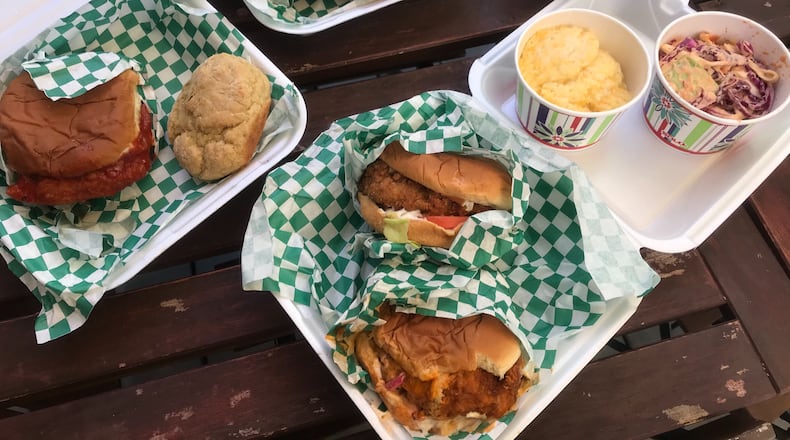 Villy's ATL offers vegan fast food, including a variety of faux chicken sandwiches made from seitan. LIGAYA FIGUERAS / LIGAYA.FIGUERAS@AJC.COM