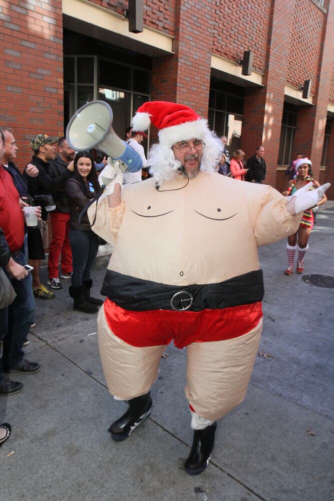 Santa Speedo Run 2014