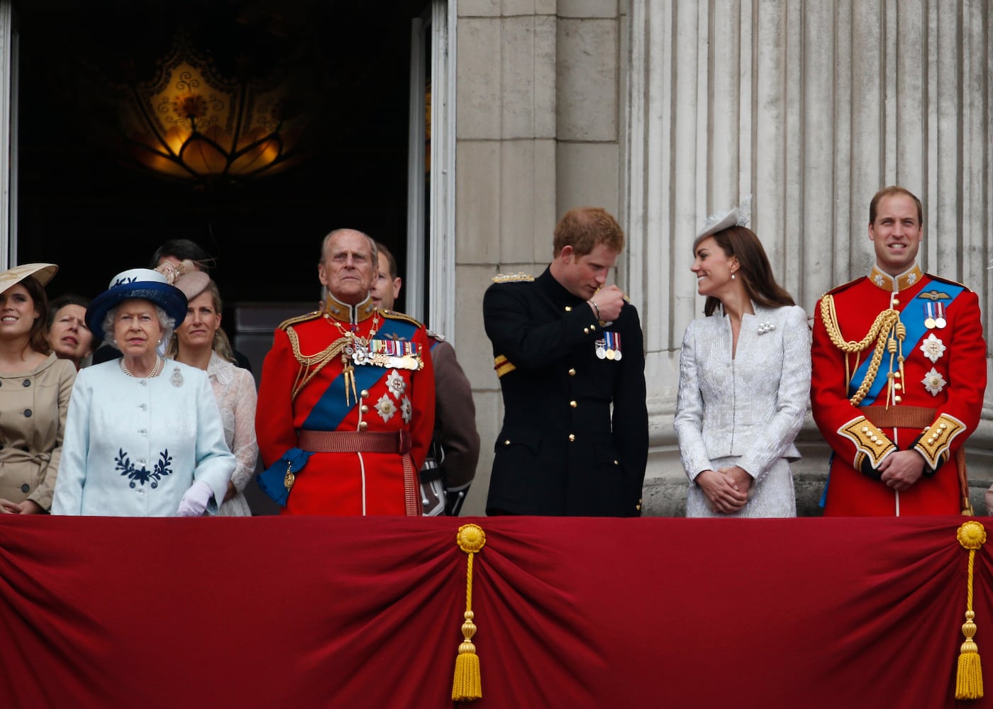 Trooping the Colour for Queen Elizabeth