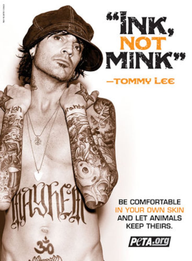 Celebrities that got naked for PETA