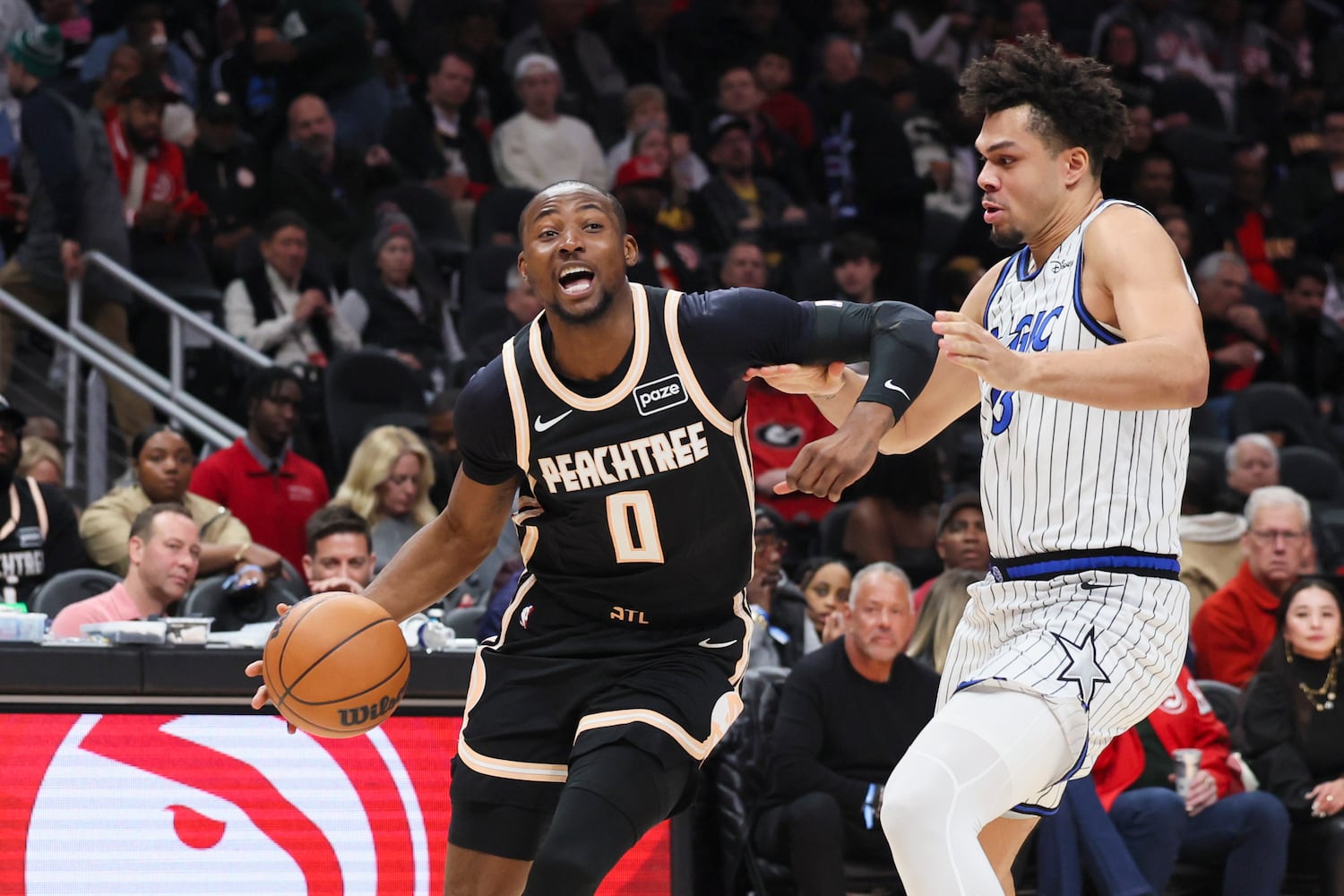 Atlanta Hawks host the Orlando Magic in an NBA game