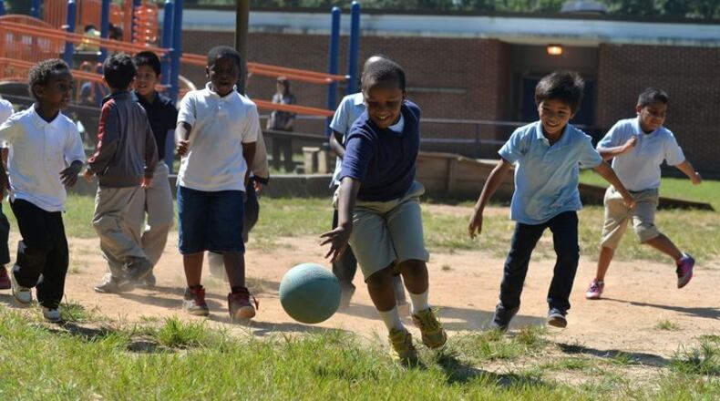 The current Atlanta Public Schools policy allows educators to withhold recess for students with academic or discipline problems. BRANT SANDERLIN / BSANDERLIN@AJC.COM