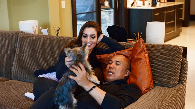 Lindsey Georgalas and her husband Hines Ward will be featured on "Celebrity Wife Swap" on Wednesday, May 27 at 10 p.m. CREDIT: ABC