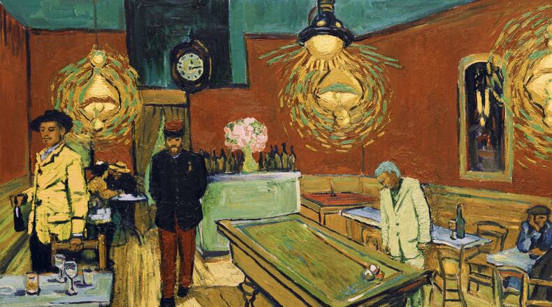 “Loving Vincent” is an all-painted animated film that captures the life and artistic style of Vincent Van Gogh.