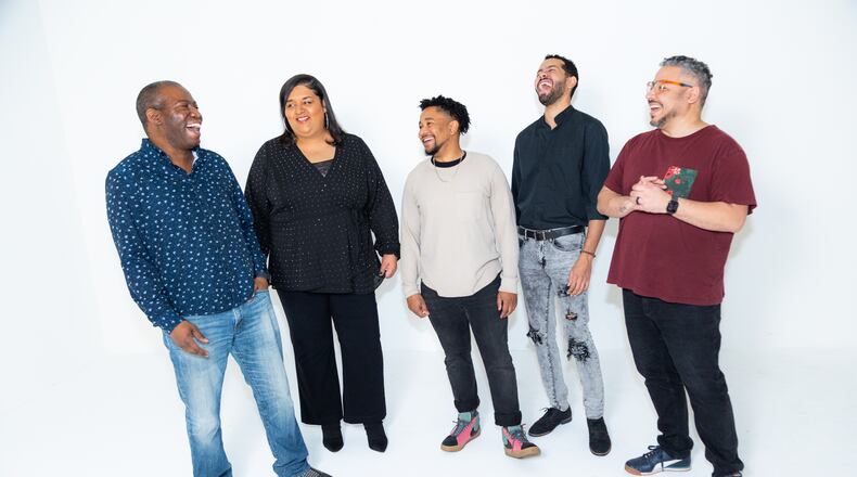 BlackGround's Jon Carr, Leslie Johnson, Markis Gallashaw, Joshua Quinn and Maged Roushdi.