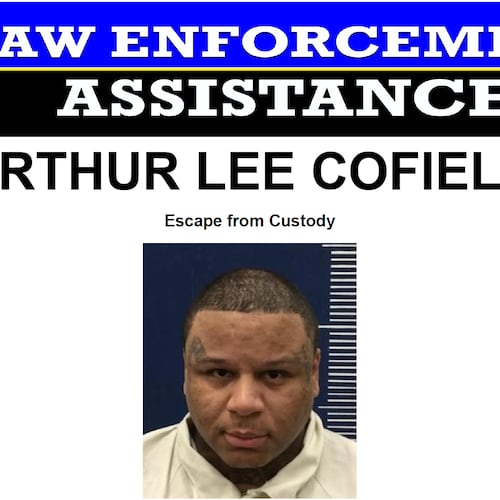 The FBI issued a wanted poster for Arthur Lee Cofield Jr., shown here in 2020, after he went missing from a federal prison in Jesup in May. (Provided)