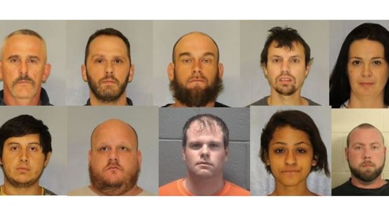 First Row: Jason Noel Lingerfelt, Christopher Alan Hoover, Colt David Clemmer, Matthew David Ingram, Patricia Erica Burt Second Row: Alan Alberto Rojas, Michael Ryan Jewell, William David Gowdy, Cynthia Lynn Michelle Lloyd