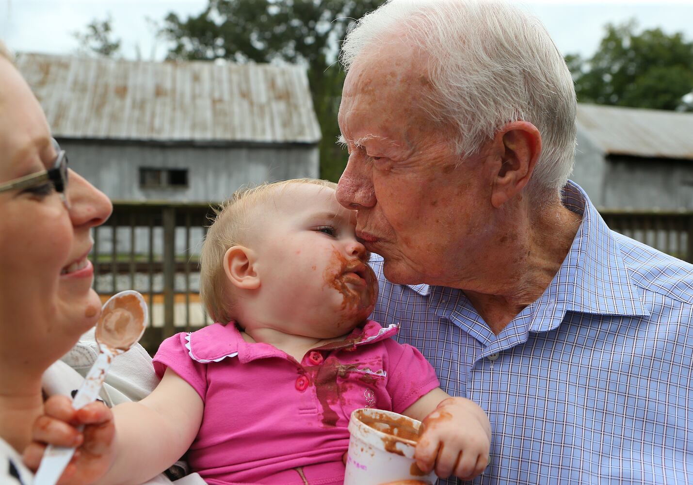 Plains throws birthday party for Jimmy Carter