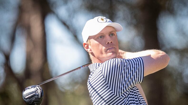 Bartley Forrester, seen here at a tournament in Panama City, Fla, was co-medalist at the Calusa Cup in Naples, Fla., and helped Georgia Tech win the team title. (Photo - Ross Obley)