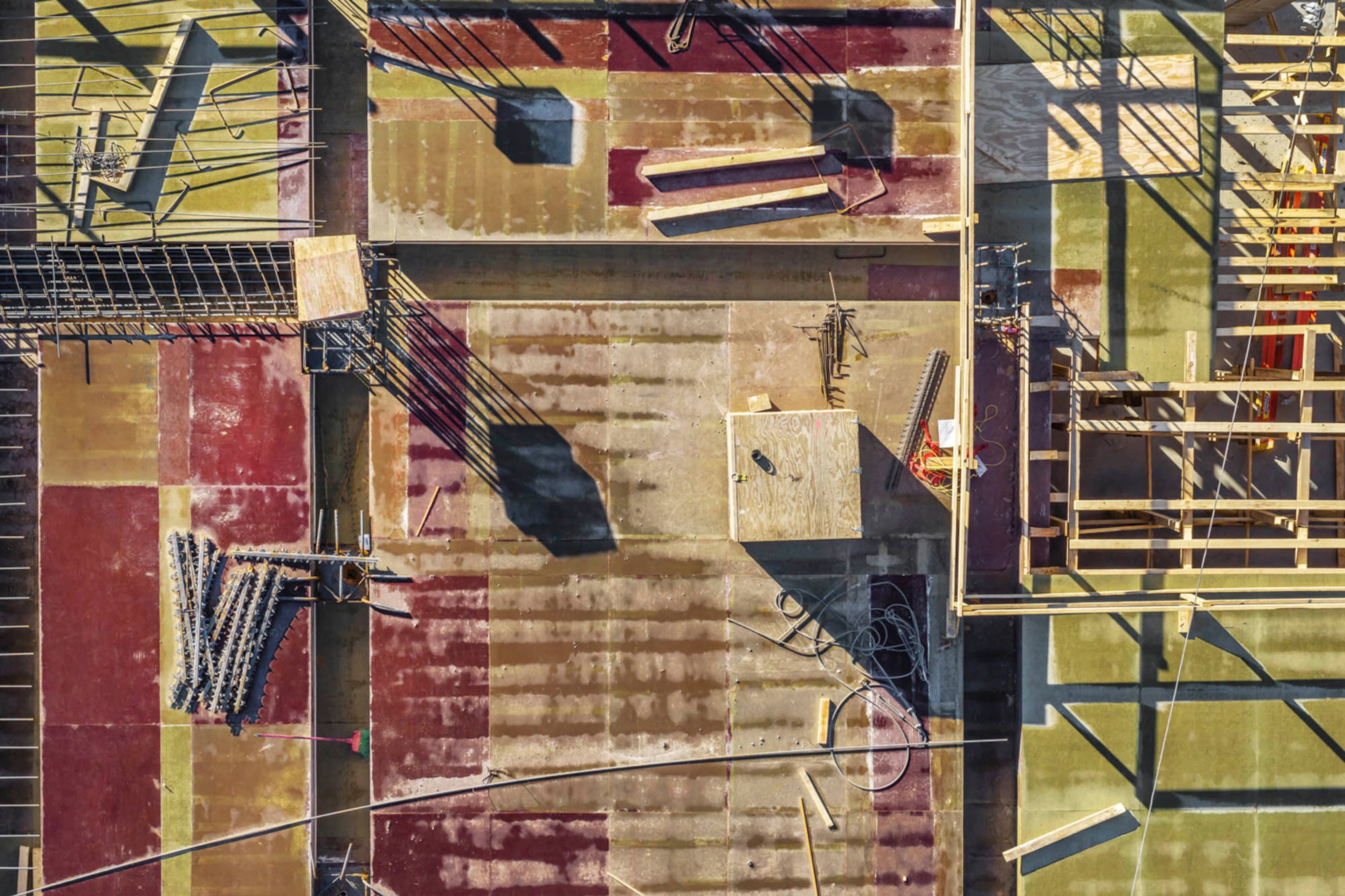 "Construction Site, Atlanta, GA #2," (2023) by Paul Essick at Spalding Nix Fine Art. (Courtesy)