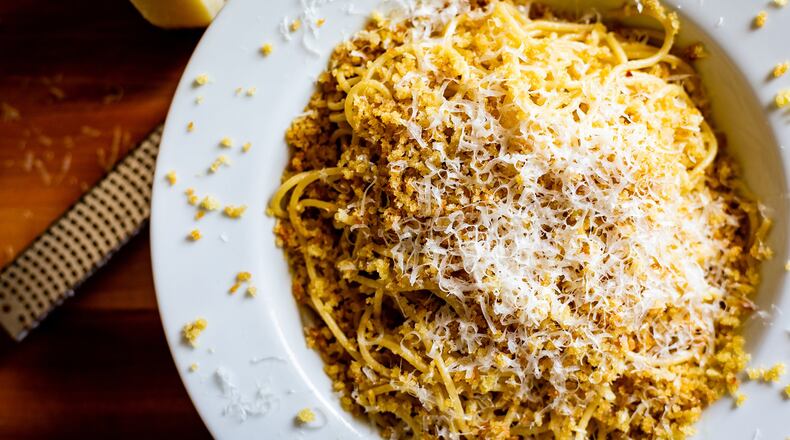 Garlicky Pantry Pasta. CONTRIBUTED BY HENRI HOLLIS