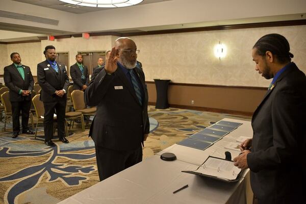 Ron Hill was sworn in as president of Sigma Alpha Gamma Military Fraterniy on March 6, 2020. Hill’s fraternity nickname was “Miracle”. 