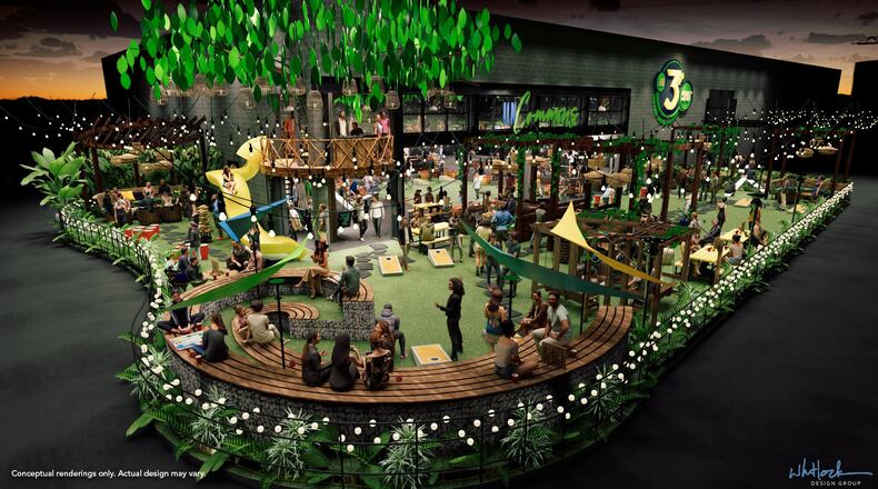 A rendering of the 3rd Spot, slated to open at The Works mixed-use development. / Courtesy of the Wilbert Group