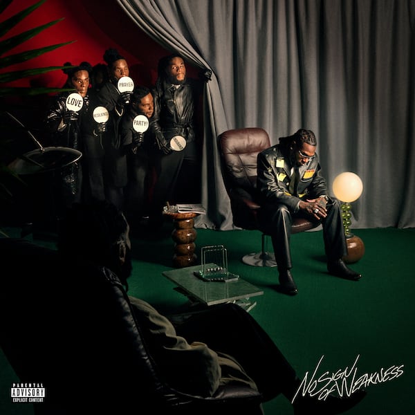 This album cover image shoes "No Sign Of Weakness " by Burna Boy. (Bad Habit/Atlantic Records via AP)