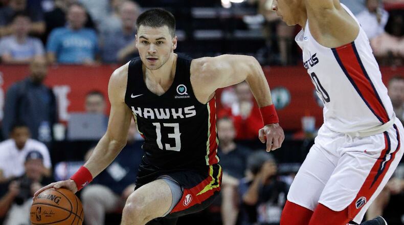 Matt Mooney scored 17 to lead the Hawks. File photo.