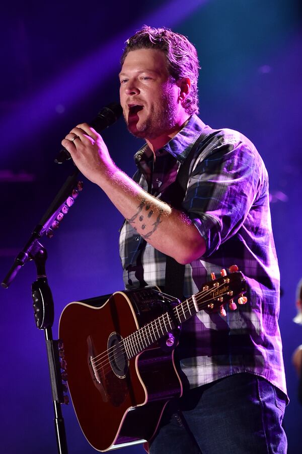 NASHVILLE, TN - JUNE 06: Blake Shelton performs during the 2014 CMA Festival on June 6, 2014 in Nashville, Tennessee. (Photo by Larry Busacca/Getty Images) Blake Shelton will have plenty of fans shaking in their boots. Photo: Getty Images.