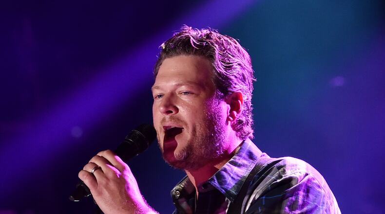 NASHVILLE, TN - JUNE 06: Blake Shelton performs during the 2014 CMA Festival on June 6, 2014 in Nashville, Tennessee. (Photo by Larry Busacca/Getty Images) Blake Shelton will have plenty of fans shaking in their boots. Photo: Getty Images.