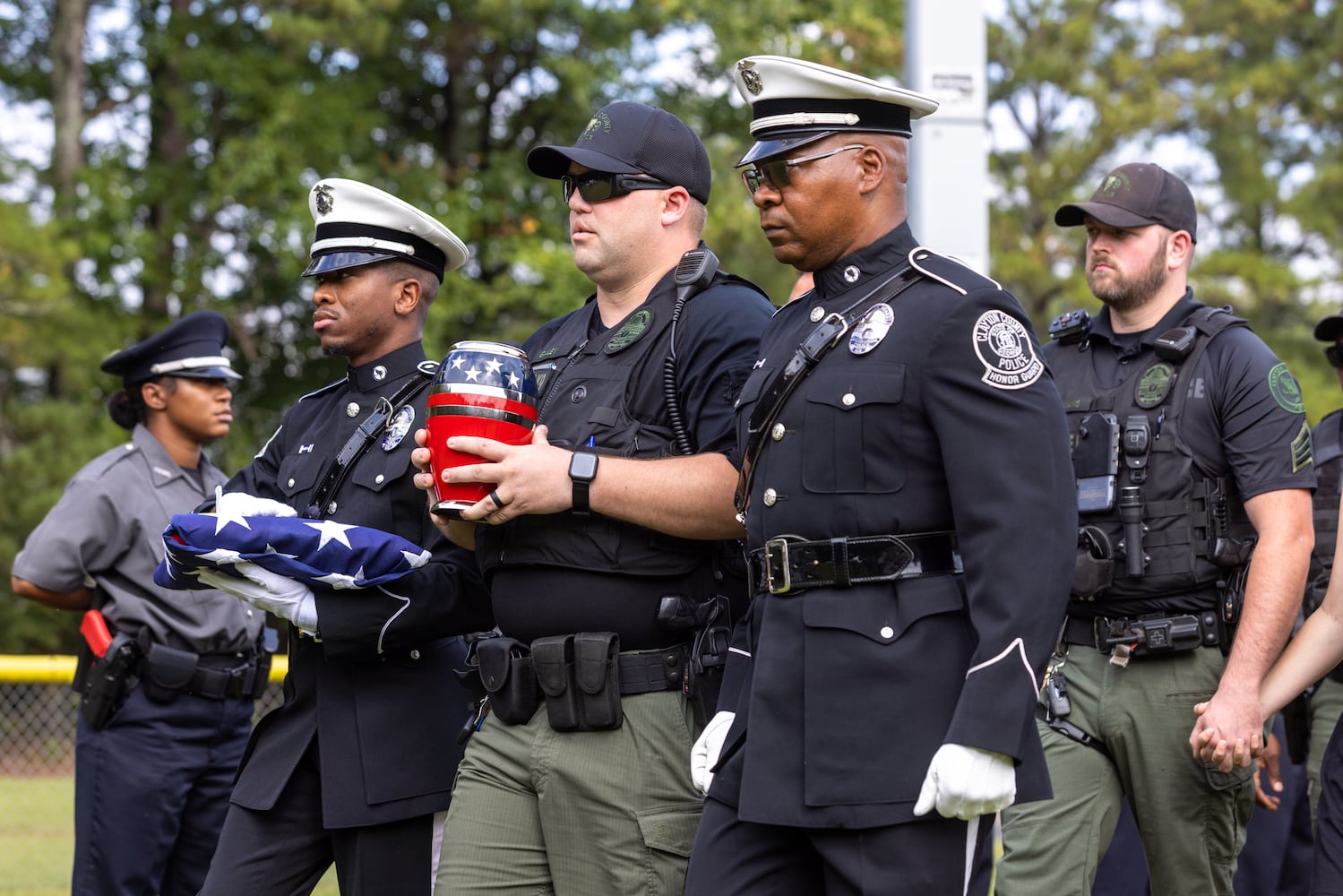 Clayton County police K-9 Waro memorial service