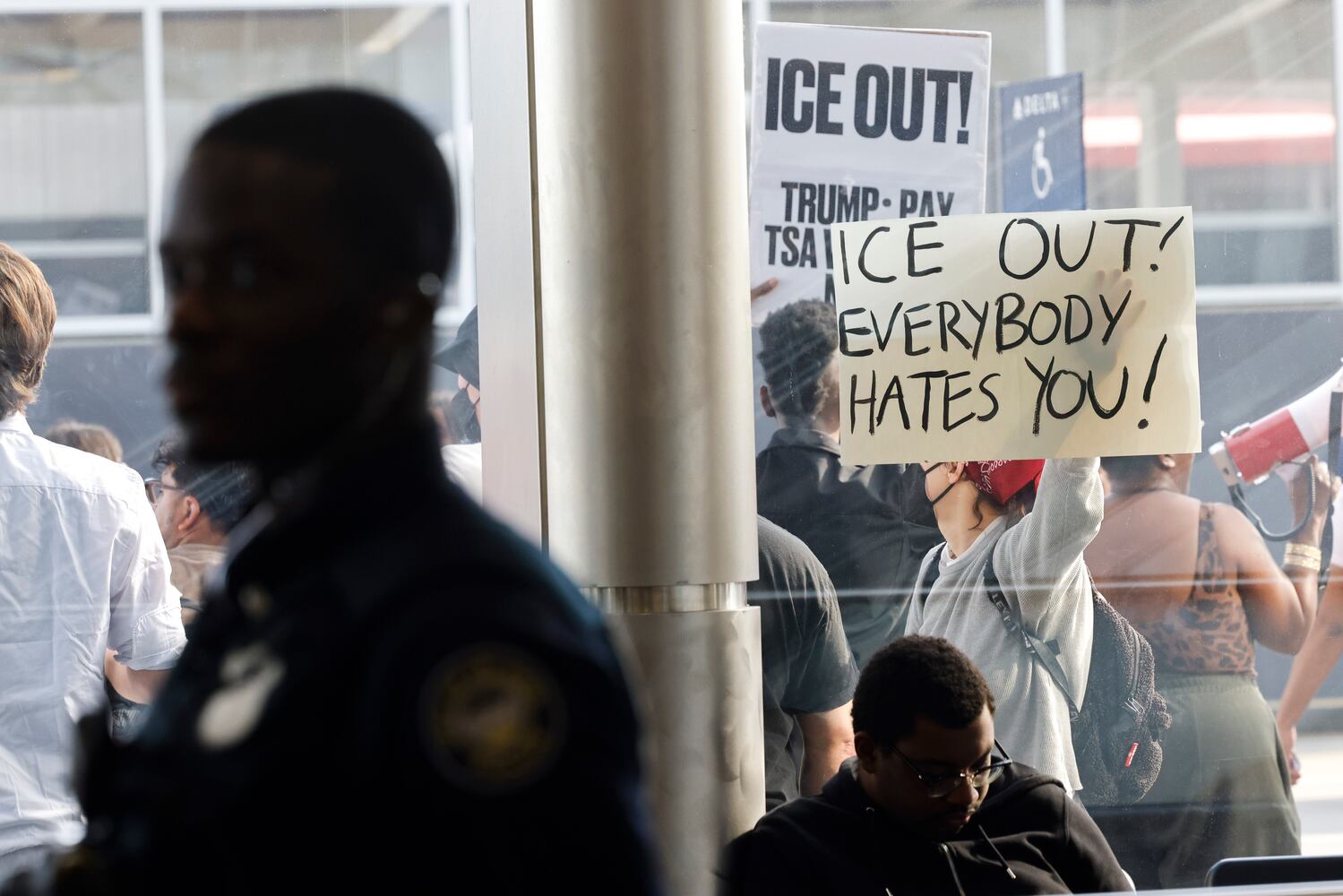 ICE agents are working at Atlanta airport