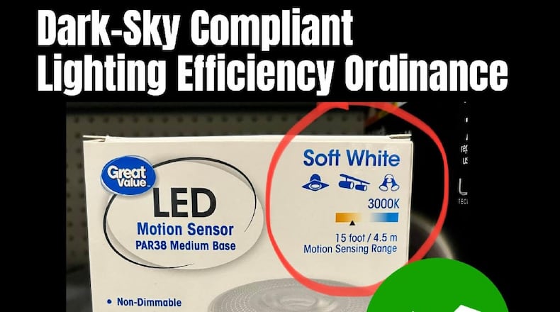 Outdoor lighting rules have become more restrictive by the Dunwoody City Council. (Courtesy of Dunwoody)