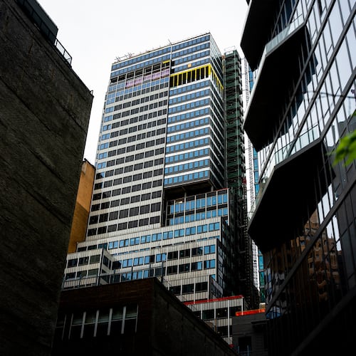 The building at 235 East 42nd Street is seen Tuesday, July 7, 2026, in New York. (AP Photo/Angelina Katsanis)