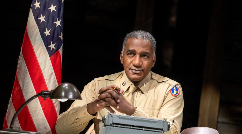 Norm Lewis plays the Army captain called to investigate the mysterious murder at the center of “A Solider’s Play,” Charles Fuller’s 1982 Pulitzer Prize winner.
Courtesy of Joan Marcus