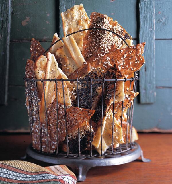 Peter Reinhart’s assorted lavash, reprinted with permission from “The Bread Baker’s Apprentice, 15th Anniversary Edition,” copyright 2016 by Peter Reinhart. Published by Ten Speed Press, an imprint of Penguin Random House LLC. Photography copyright 2001 by Ron Manville.