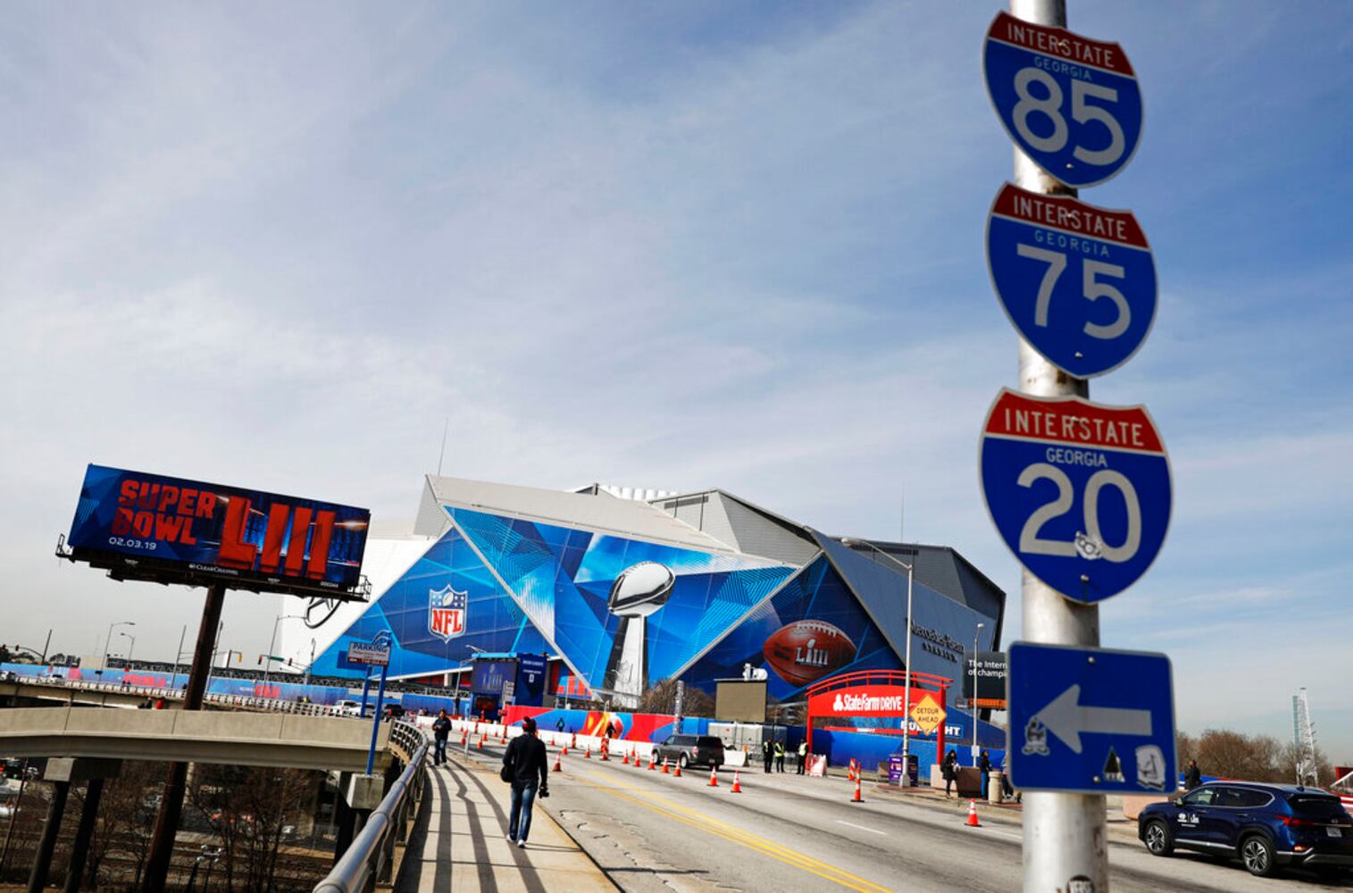 Photos: Scenes ahead of Super Bowl 53 in Atlanta