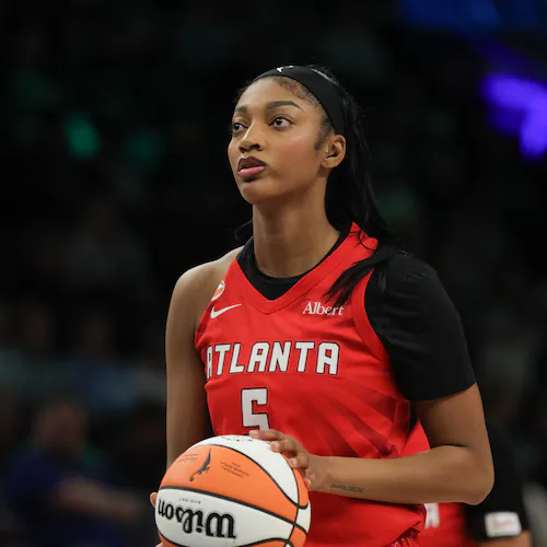 Forward Angel Reese becomes the second Atlanta Dream player to earn Eastern Conference Player of the Week honors this season. (Bailey Hillesheim/AP)
