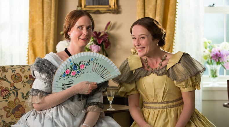 Cynthia Nixon, left, and Jennifer Ehle star in “A Quiet Passion.” Contributed by Music Box Films