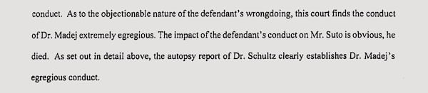 Georgia physician Dr. Carrie Madej's treatment of a Tennessee man using hydrogen peroxide in 2021 drew sharp rebukes from the judge in a lawsuit filed by the man's family after his death. (Circuit Court for Morgan County, Tenn.)
