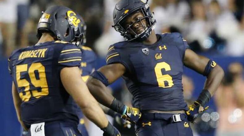 California safety Jaylinn Hawkins was elated to get a call from the Falcons in the fourth round.