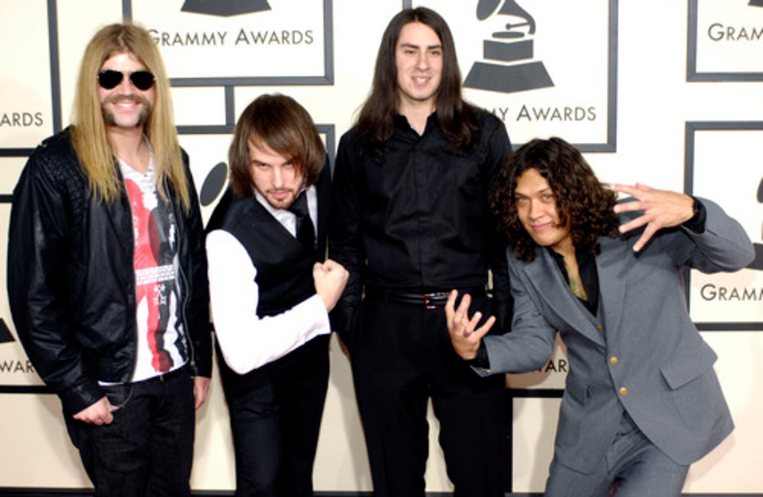 Music stars begin arriving at Grammy Awards