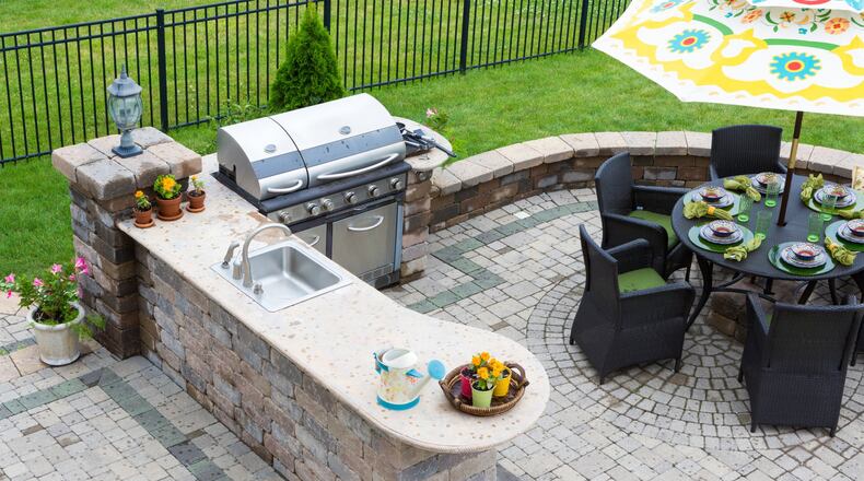 Outdoor living areas are becoming increasingly popular in new homes. Contributed by Dreamstime