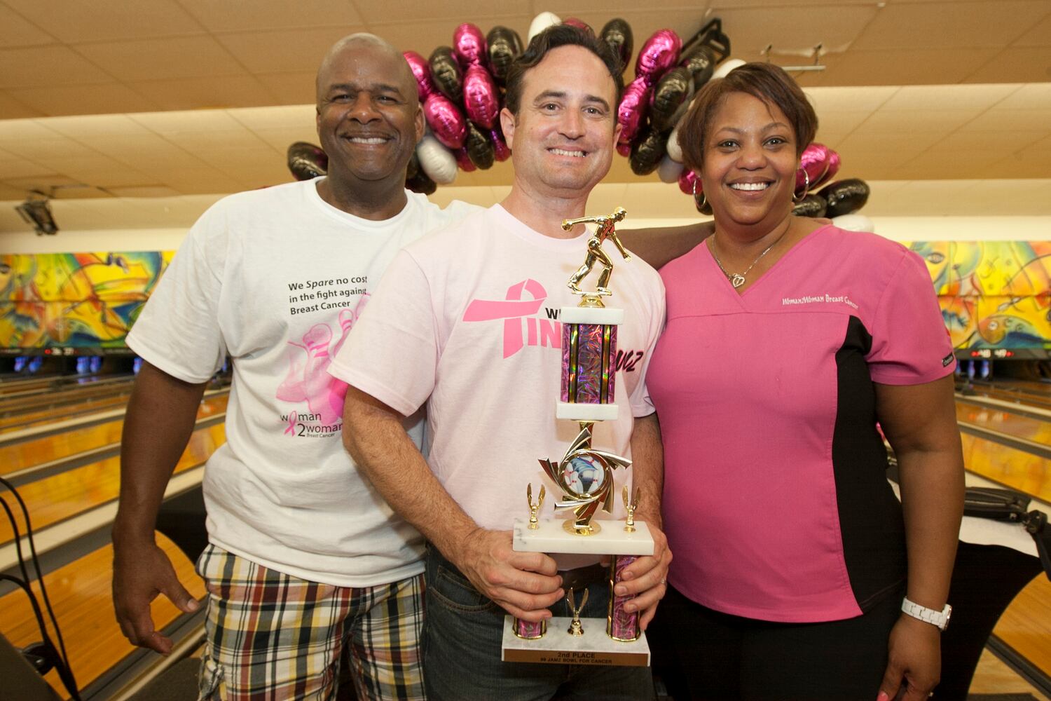 99Jamz Bowling For Breast Cancer at Sparez Bowling