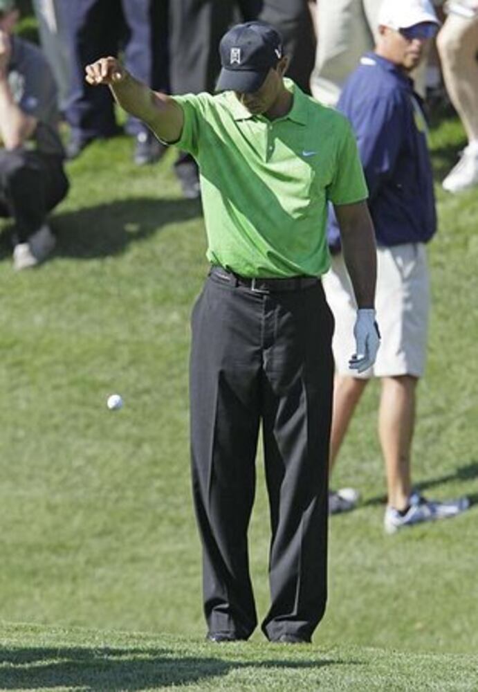 Tiger Woods plays Quail Hollow Championship