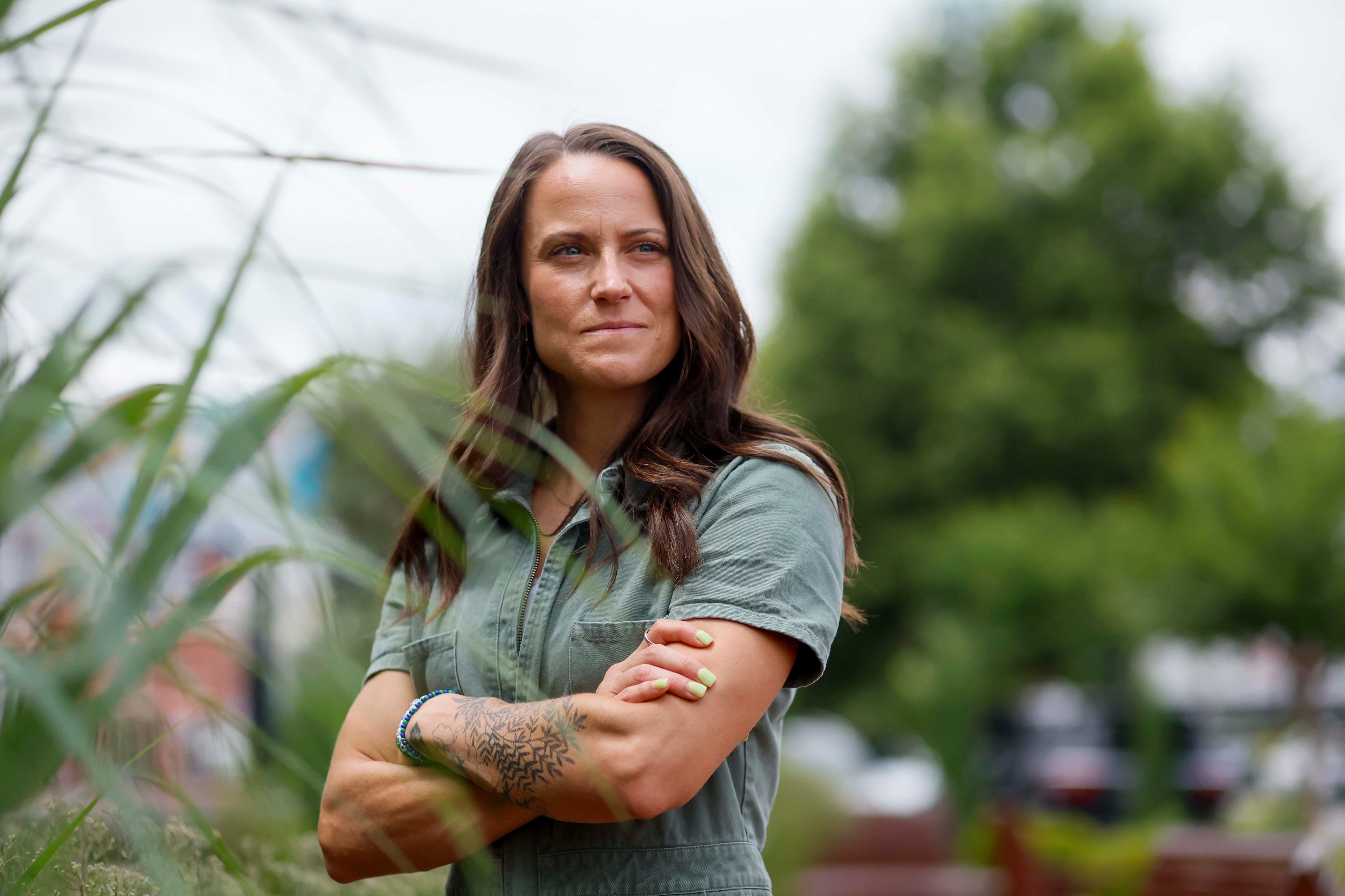 Former student and staff member at Truett McConnell University Hayle Swinson reflects on her journey to help others after accusing a former vice president of the school of sexual abuse. (Miguel Martinez/AJC)