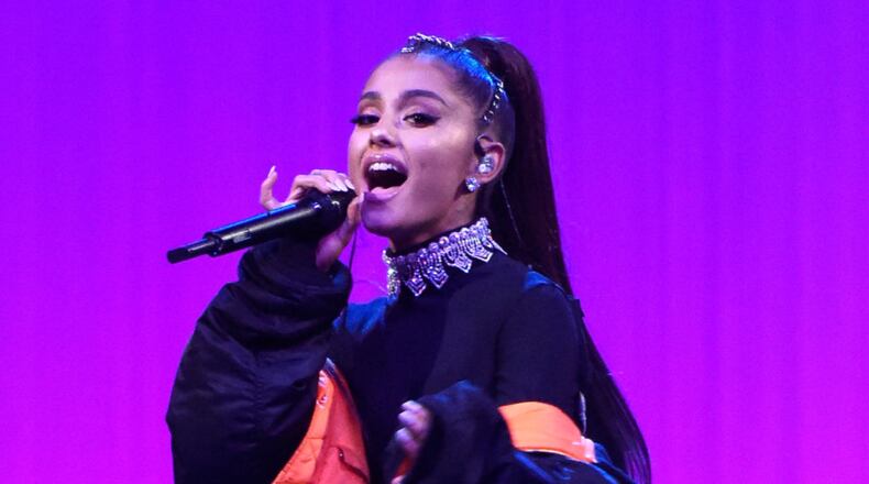 Ariana Grande performs during her New York Dangerous Woman Tour stop. The singer's management said performances have been suspended through June 5 following an explosion near Manchester Arena killed 22 and injured 64 others. (Photo by Kevin Mazur/Getty Images for Republic Records)