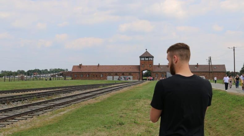 More than 1.1 million people died at the Auschwitz concentration camp during World War II.