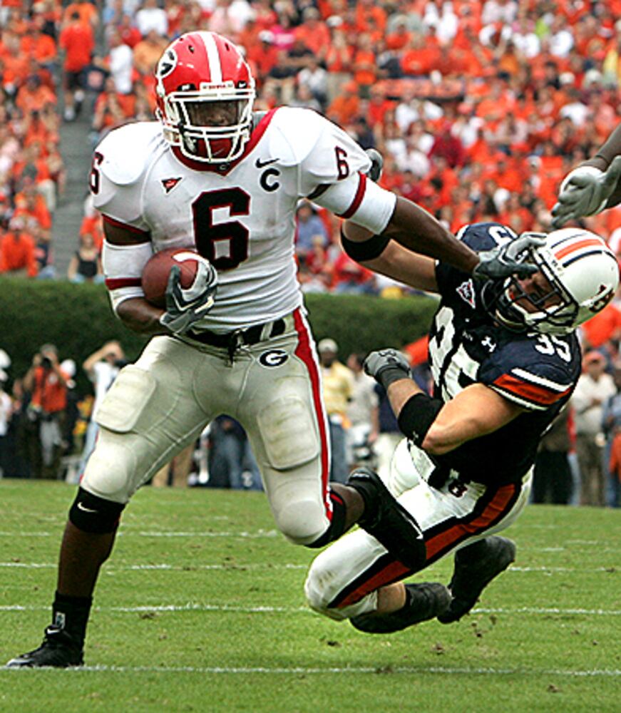 UGA vs. Auburn through the years