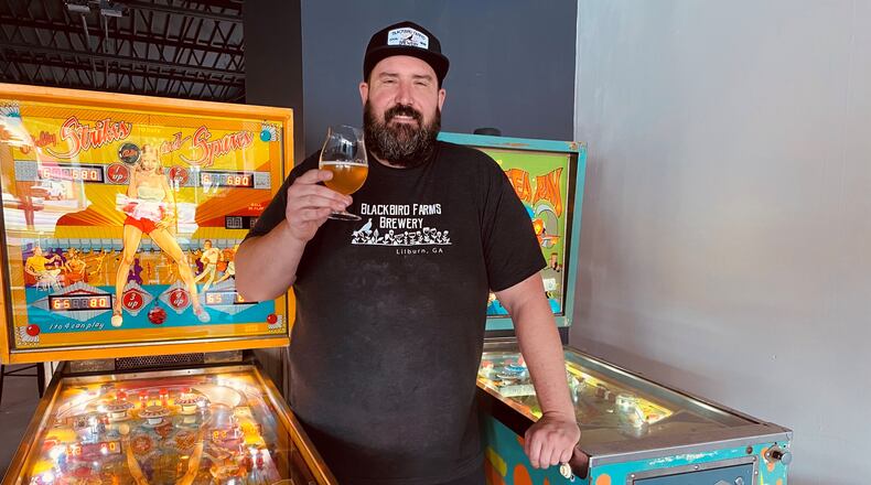 Matt Williams is the owner and brewmaster at Blackbird Farms Brewery in Lilburn. Bob Townsend for The Atlanta Journal-Constitution