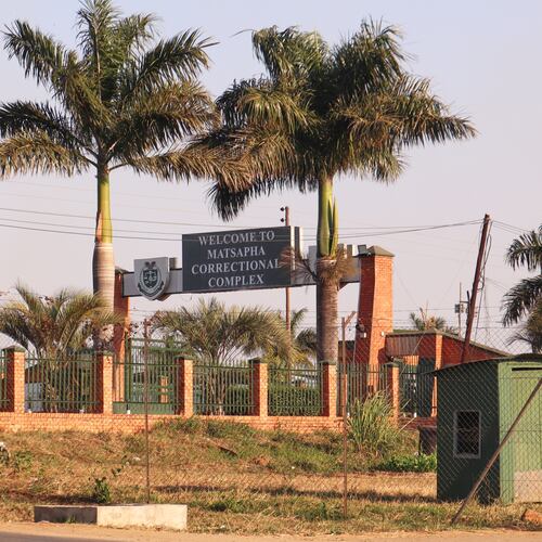 FILE - The Matsapha Correctional Complex in Matsapha, near Mbabane, Eswatini, July 17, 2025. (AP Photo, File)